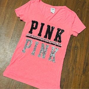 Victoria’s Secret PINK Sequin Shirt Size Medium